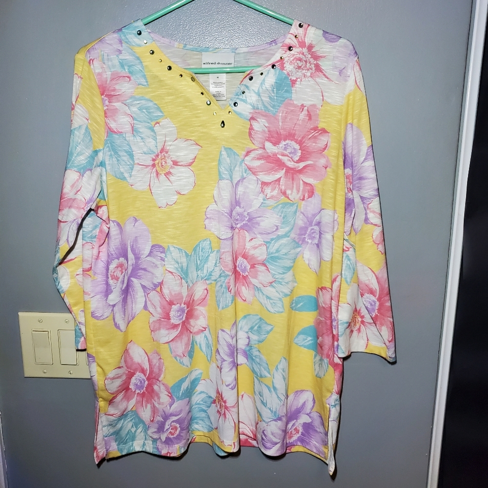 Alfred Dunner womans blouse M